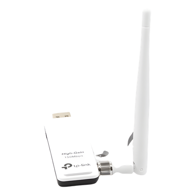 Adaptador USB inalámbrico de alta ganancia N 150 Mbps 2.4 GHz con 1 antena desmontable de 4dBi - Imagen 5