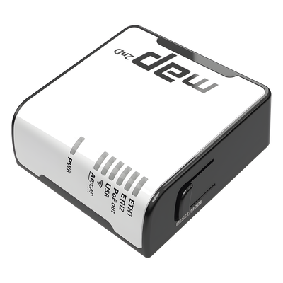 (mAP) 2 Puertos Fast Ethernet, 1 Puerto MicroUSB, WiFi 2.4 GHz 802.11 b/g/n - Imagen 3