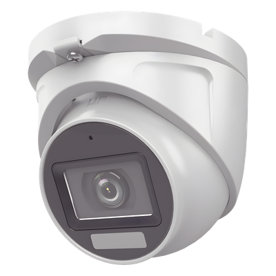 [SIN LOGO DE MARCA][Dual Light + ColorVu] Turret TURBOHD 2 megapixel / 30 mts IR + 20 mts luz blanca/ Lente 2.8 (100° de Visión) / Exterior IP66 / Audio por Coaxitron / TVI-AHD-CVI-CVBS / Metal / Smart-Hybrid light