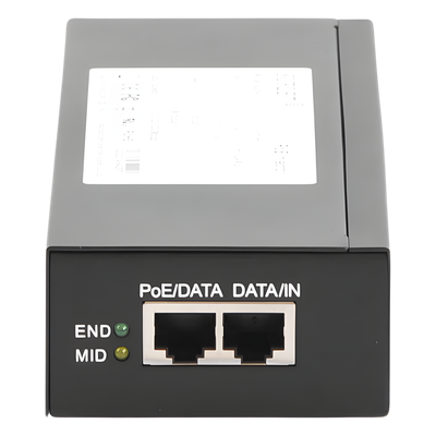 Inyector Super Hi-PoE / 56 Vcc / 60 Watts / Para Domos HIKVISION PTZ / IP (-AE / DE) / Soporta 802.3 af / at / Para Aplicaciones de CCTV - Imagen 7
