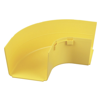 Ángulo Recto a 90º Horizontal, Para Canaletas FiberRunner™ 4X4, Color Amarillo - Imagen 4
