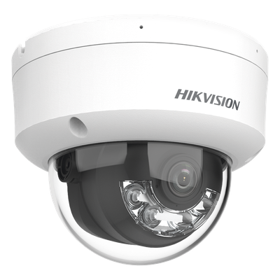Domo IP 4 Megapixel / Lente 2.8 mm / Dual Light (30 mts IR + 30 mts Luz Blanca) / Micrófono Integrado / Antivandálico IK08 / Motion Detection 2.0 / Exterior IP67 / H.265 / PoE / ONVIF / Micro SD - Imagen 3
