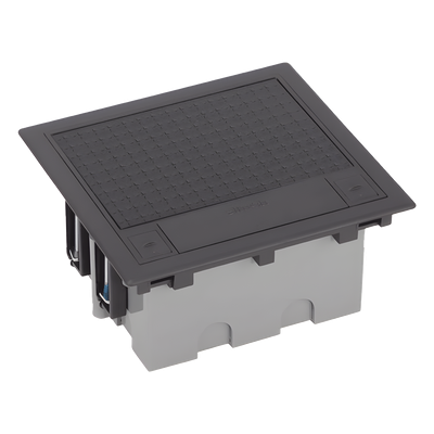 Caja Para Instalación en Piso Falso para Voz, Datos o Contactos Eléctricos / Capacidad para 2 Módulos / Espacio Embellecedor en la Tapa / Profundidad Ajustable de 90 a 120 mm (3.54 a 4.72 pulgadas) / Los Módulos se Adquieren Aparte / (SF210/14CY) - Imagen 3