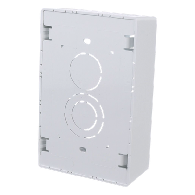 Caja de Pared Superficial, Uso Universal con Placas de Pared, con Cinta Adhesiva, Color Blanco - Imagen 3
