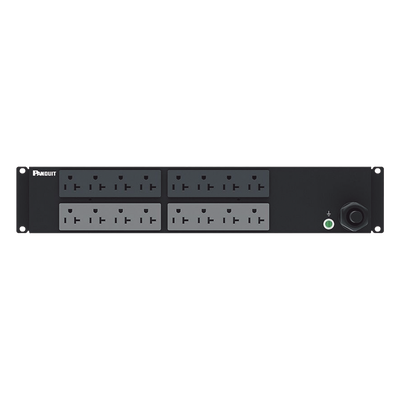 PDU Básico para Distribución de Energía, Enchufe de Entrada NEMA L5-30P, Con 16 Contactos NEMA 5-20R, Instalación Horizontal de 19in, 2 UR, 30 Amp, 120 Vca - Imagen 4