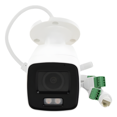 Bala IP 8 Megapixel (4K) / Imagen a Color 24/7 / Lente 2.8 mm / Luz Blanca 40 mts / Exterior IP67 / WDR 130 dB / Entrada y Salida de Audio y Alarma / Captura Facial / ONVIF / Micro SD / Micrófono Integrado - Imagen 5