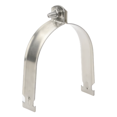 Abrazadera de Acero Inoxidable  de 4" Para Unicanal Tipo Strut