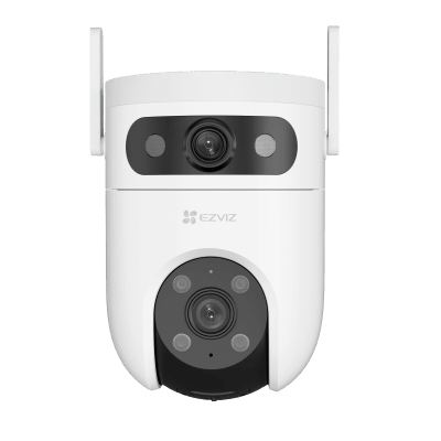 Cámara IP WiFi 6 (Doble Banda 2.4 GHz y 5 GHz) PT Dual-Lente / 3K (5mp + 5mp) / Visión Nocturna Color Hasta 40m / Detección IA Humano-Vehículo / Seguimiento Automático / Defensa Activa con Sirena y Luz Estroboscóp - Imagen 3