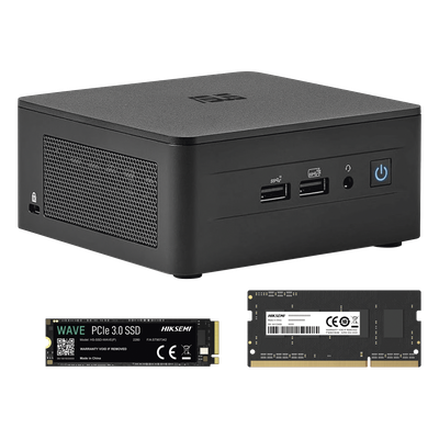 Mini PC Kit / Intel Core i7-1360P / 8 GB RAM / 256 GB SSD / HDMI Múltiples Pantallas / Formato Compacto