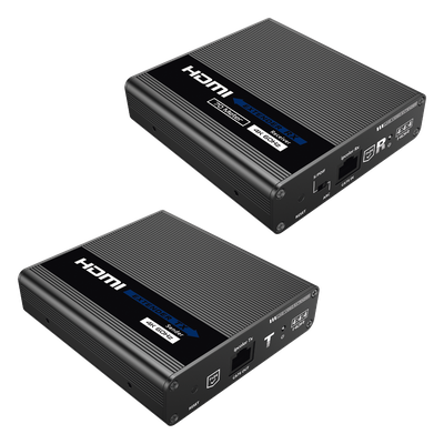 Kit Extensor HDMI hasta 700 metros con Conexión en Cascada / 4K @ 60 Hz/ 70 metros PTP con Cat 6, 6a y 7 / IPCOLOR / CERO LATENCIA / SIN COMPRIMIR / Salida Loop / IR bidireccional / Puerto S/PDIF / Soporta ARC / Soporta 10 TT-676-Rx. - Imagen 4
