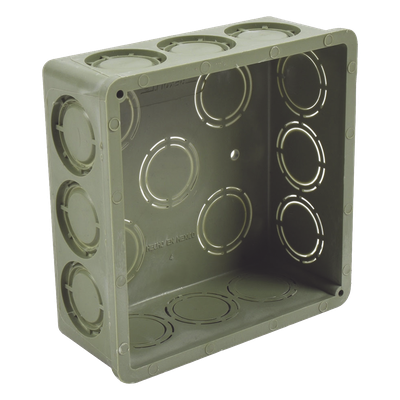 Caja Cuadrada de 1/2" - 3/4" para PVC Conduti Pesado. - Imagen 4