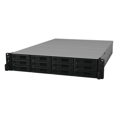Servidor NAS para rack de 12 bahías / Expandible a 24 bahías / Hasta 288 TB / Doble fuente de poder