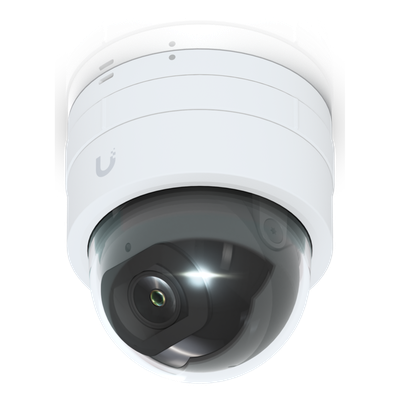 Cámara IP UniFi G5 Domo Ultra, de bajo perfil para interior, 2K (4MPX), ángulo amplio 102.4°, visión nocturna IR hasta 20 mts, detección de eventos, para pared o techo