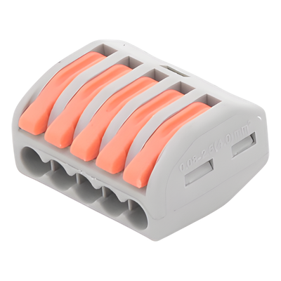 Conector Compacto para 1 Cable de Entrada 4 Cables de Salida / Cables Compatibles 12AWG-28AWG - Imagen 4