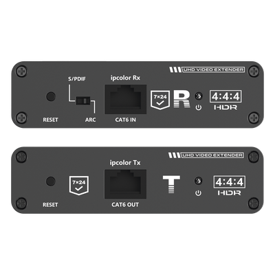 Kit Extensor HDMI hasta 700 metros con Conexión en Cascada / 4K @ 60 Hz/ 70 metros PTP con Cat 6, 6a y 7 / IPCOLOR / CERO LATENCIA / SIN COMPRIMIR / Salida Loop / IR bidireccional / Puerto S/PDIF / Soporta ARC / Soporta 10 TT-676-Rx. - Imagen 3