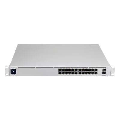 UniFi Switch USW-Pro-24-POE Gen2, con funciones capa 3, de 24 puertos PoE 802.3at/bt + 2 puertos 1/10G SFP+, 400W, pantalla informativa - Imagen 3