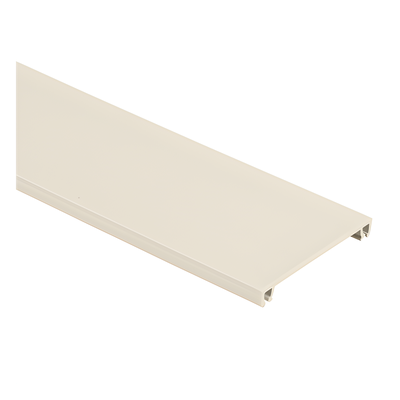 Cubierta para canaleta T-70, de PVC rígido, 70.1 x 9.1 x 1800 mm, Color Blanco Mate