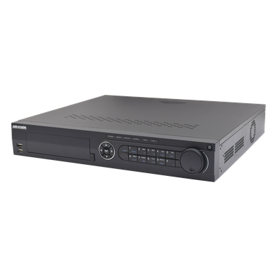 DVR 16 Canales TurboHD + 8 Canales IP / 3K/5MP / Audio por Coaxitron / Acusense / 4 Bahías de Disco Duro / Videoanalisis / 16 Entradas de Alarma