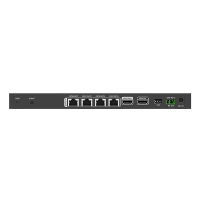 Kit Divisor y Extensor HDMI | 1x4 | Hasta 70 m |Resolución 4K @ 60 Hz | Cat 6/6a/7 | IPCOLOR | CERO LATENCIA | EDID | RS232 | Salida Loop / PoC - Imagen 5