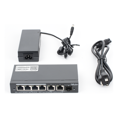 Switch Administrable Cloud 4 puertos Gigabit PoE+, 1 LAN Gigabit y 1 SFP, 54W - Imagen 8