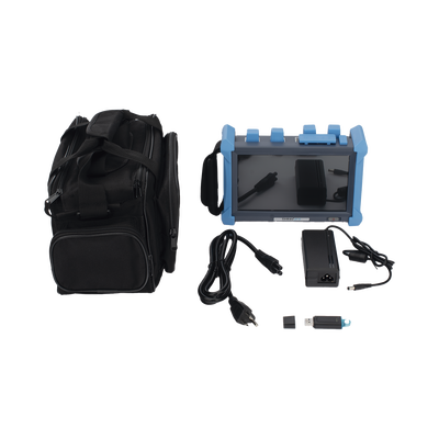 OTDR PRO de Alto Rendimiento para Enlaces de Fibra Óptica Monomodo / Pruebas en Fibra Óptica Viva / Longitudes de onda: 1310nm, 1550nm y 1625nm / Zona Muerta por Evento de 0.8 Metros (2.62 Pies) / VFL 5mW / Distancia de prueba de hasta 420 k - Imagen 9