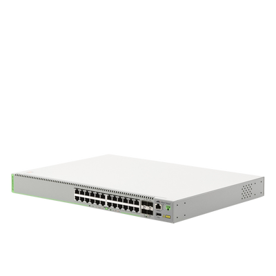 (GS980MX/28) Switch Stack L3, 24 puertos 10/100/1000-T, 4 Puertos SFP+ 10G, Fuente de poder fija - Imagen 4