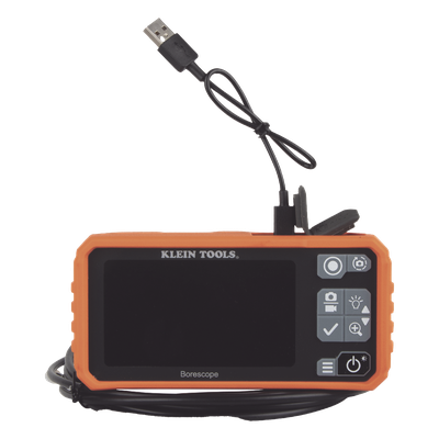 Cámara Boroscopio de Inspección 5.5mm 720p USB-C, LCD 4.3" Color, Cuello de Cisne Nylon de 10' (3m) con Imán, Espejo, 6 LED´s. Batería Io-Li Recargable. Ideal en Electricidad, HVAC, Plomería y Aviación - Imagen 4