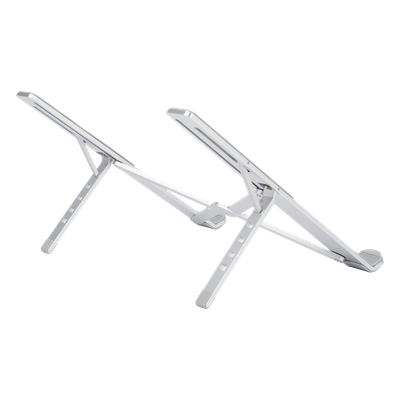 Soporte Portátil de Aluminio para Laptop / Amplia Compatibilidad de 11-17.3" / Ajuste de Altura 46.5 mm-136.5 mm / Capacidad de carga de 5 kg / Diseño Plegable / Material de Aleación de Aluminio + Silicona. - Imagen 5