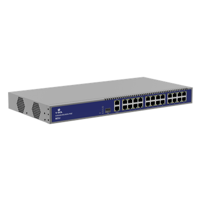 MDU Triple-mode PON (GPON/XGPON/XGSPON) / 24 Puertos PoE 802.3at Gigabit /  1 Puerto PON