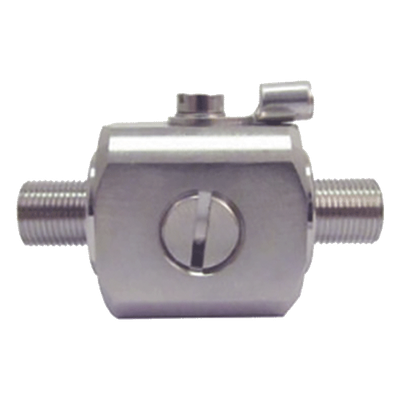 Protector contra descargas eléctricas. Cubre los rangos de frecuencia de los amplificadores de Señal Celular. 75 Ohm. Conectores F hembra.