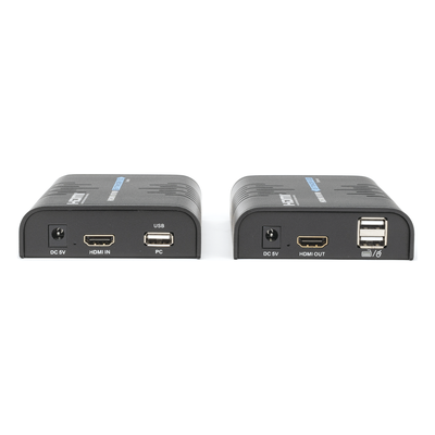 Kit extensor KVM (HDMI y USB) hasta 120 metros / Resolución 1080P @ 60 Hz/ Soporta Cables de red STP y UTP CAT5/5E/6 / HDMI 1.3 / HDCP 1.2 / PCM / Transmite el Video, Mouse, Teclado y Controla tu DVR vía USB a distancia - Imagen 3