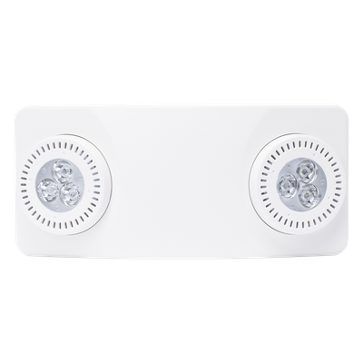 Luz de Emergencia Dual LED / 520 lúmenes / Uso Rudo / Cubierta ABS UL 5VA / Batería 9.6V 3Ah / 90 min Autonomía / Montaje Pared o Techo - Imagen 3