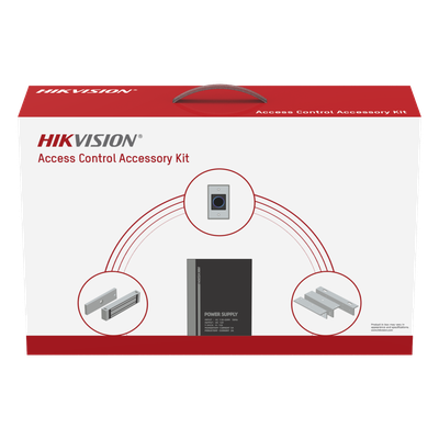 Kit HIKVISION para para Control de Acceso / Fuente 12 Vcd 2 A + Botón de Salida + Chapa Magnética 600 Lbs / Para Instalación de Control de Acceso Autónomo (Facial Min Moe, Teclados, Lectores de Huella, Etc...) - Imagen 3