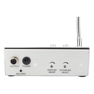 Sistema de Intercomunicación | Ideal para Ventanillas | Audio de voz de dos vías | 12V/1A 2W | Micrófono Interior + Micrófono Exterior - Imagen 5