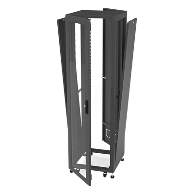 Gabinete para Telecomunicaciones Rack Estándar de 19", 42UR, 600 mm Ancho x 600 mm Profundidad. Fabricado en Acero, Se envía el Gabinete Armado. - Imagen 4