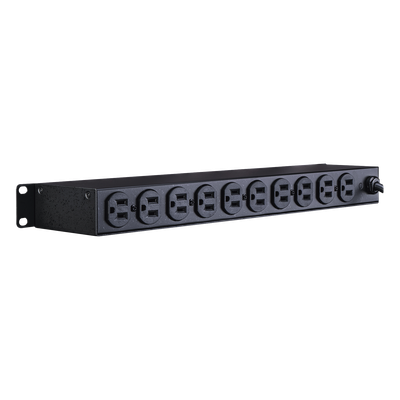 PDU Básico Para Distribución de Energía, Con 10 Tomas NEMA 5-15R Traseras, 1UR, 15 Amp, 120 Vca - Imagen 4