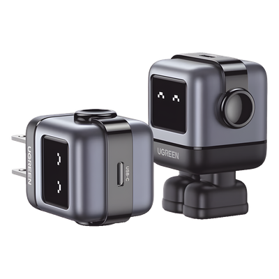 Cargador Mini GaNRobot 30W serie UNO | 1 USB-C de Carga Rápida | Tecnología GaN II | Multiprotocolo PD/QC/SCP/FCA | Carga Inteligente | Pantalla LED | Zapato Magnético Extraíble | Thermal Guard | Color Negro. - Imagen 3