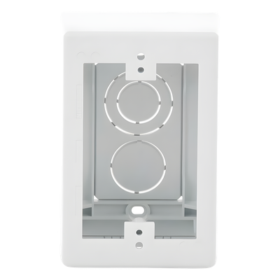 Caja de Pared Superficial, Uso Universal con Placas de Pared, con Cinta Adhesiva, Color Blanco - Imagen 6