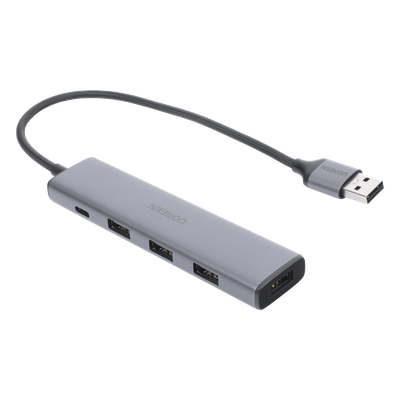 Convertidor USB-A 3.0 a 4 Puertos USB-A 3.0 / 5 Gbps Transferencia / Alimentación por USB-C / Compatibilidad Multiplataforma / Protección Cortocircuito y Sobrecorriente - Imagen 4