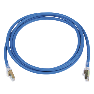 Patch Cord Cat6A UTP / CM-LS0H / 2.13 m (7 Pies) / 500 MHz / PoE+ / Ultra Delgado