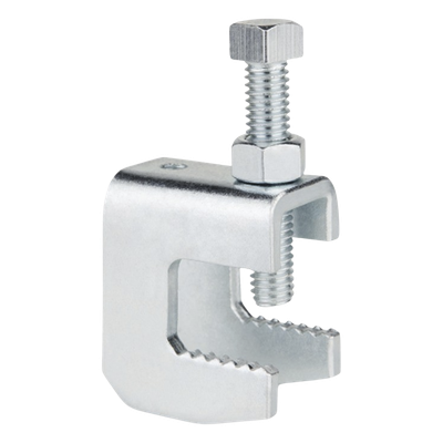 Mordaza de Acero Fija barras de 3/4", para varilla roscada de 3/8".