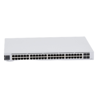 UniFi Switch USW-48-POE, Capa 2 de 48 puertos (32 puertos PoE 802.3af/at + 16 puertos Gigabit) + 4 puertos 1G SFP, 195W, pantalla informativa - Imagen 7