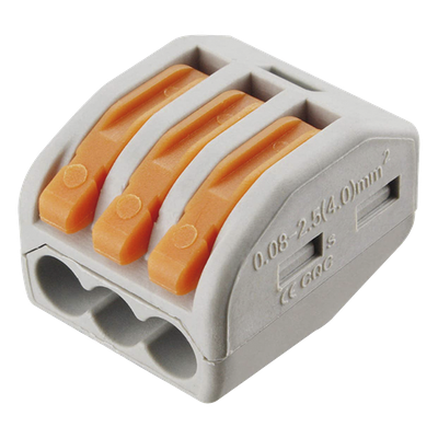 Conector Compacto para 1 Cable de Entrada 2 Cables de Salida / Cables Compatibles 12AWG-28AWG