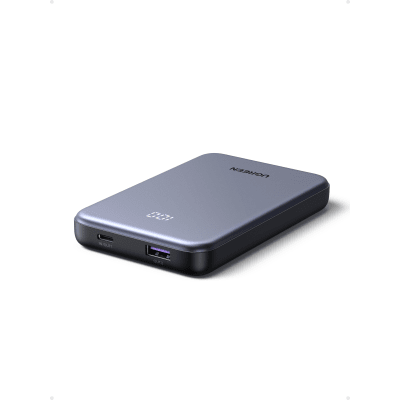 Power bank Ultradelgado 10000mAh / 20W Máximo / Puerto USB-C PD3.0 PPS / Puerto USB-A 22.5W / Batería Polímero de Litio / Pantalla Digital / Carga Rápida 3 Horas / Protocolos Múltiples / Protección - Imagen 4