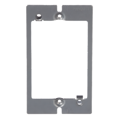 Adaptador de Placa de Pared / Una Salida / CRS Zincado / 2.38' x 4.19' x 0.32' / 7.8' x 4.2' x 0.32'
