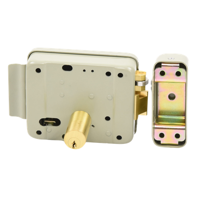 Cerradura Eléctrica con Botón de Salida / Incluye Llave / Exterior / Izquierda - Imagen 6