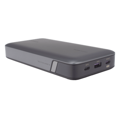 Power Bank de 25000mAh | 3 Salidas 145W Max. | USB-A + 2 USB-C | PD 3.0, QC3.0 | FCP | SCP | Pantalla Inteligente | Carcasa Ignifuga | Color Gris | Incluye Cable USB de 50cm | Carga tu Laptop de Manera Segura. - Imagen 6