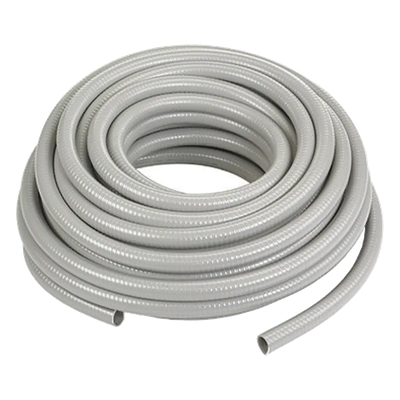 Manguera hermética tipo PolyTuff no metálica, gris de 1 1/2" / 50 pies  (15.24 m)  / Uso comercial-industrial.