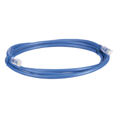 Cable de Parcheo UTP, Cat6A, 24 AWG, CM, Color Azul, 6.1 Metros (20 Pies) - Imagen 3