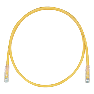 Cable de Parcheo TX6, UTP Cat6, 24 AWG, CM, Color Amarillo, 2.13 Metros (7 Pies)